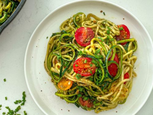 Pesto Zucchini Pasta