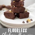 Healthy Chickpea Brownies Pin