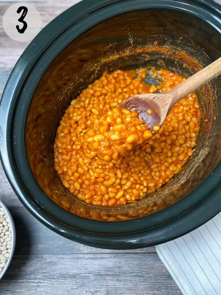 Smoky Slow Cooker Baked Beans This Healthy Kitchen