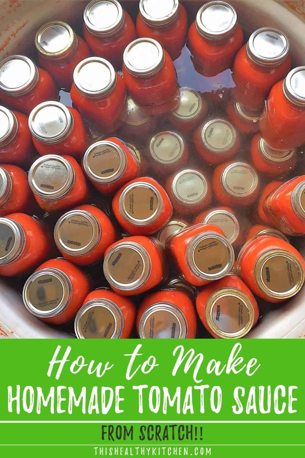 How to Make Homemade Tomato Sauce - This Healthy Kitchen