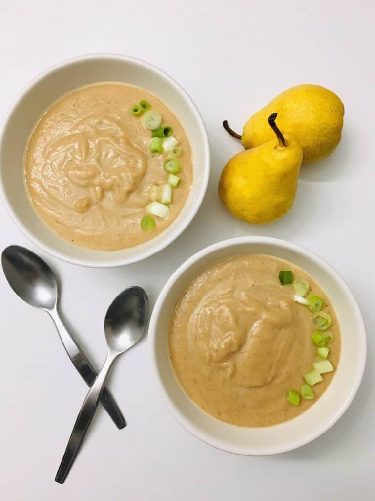 cold pear soup