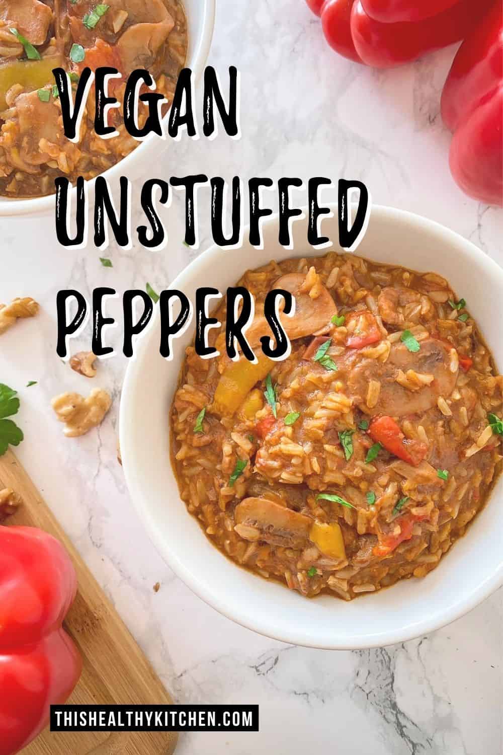 Instant Pot Unstuffed Peppers [V+GF] This Healthy Kitchen