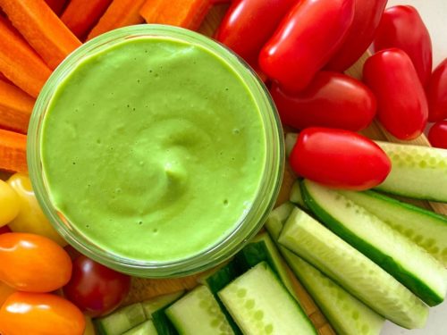Avocado Green Goddess Dressing [Oil Free]