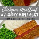 chickpea meatloaf pin