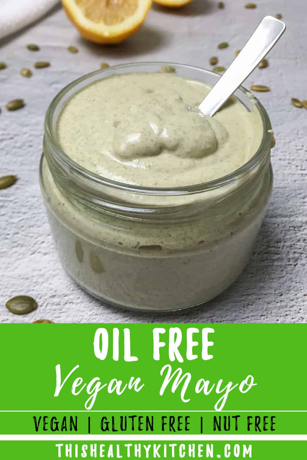 Oil Free Vegan Mayo (& NO NUTS) This Healthy Kitchen