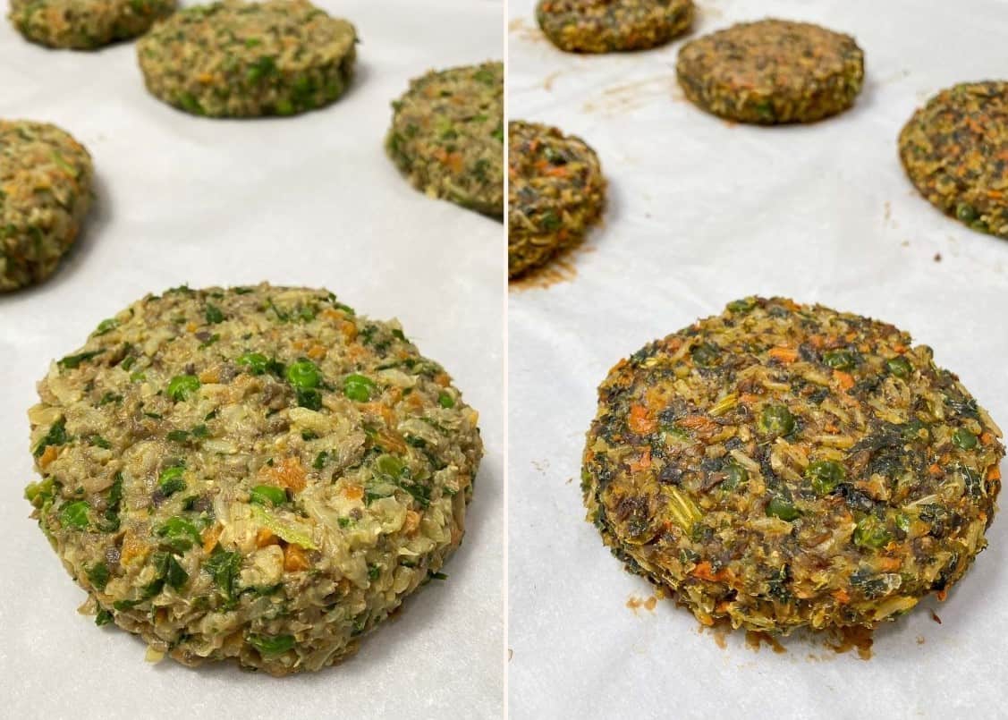 Mushroom Risotto Burger [Oil Free] This Healthy Kitchen