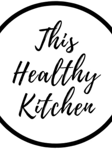 This Healthy Kitchen Logo in black circle