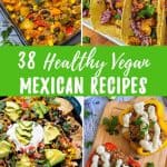 collage image of vegan mexican recipes PIN