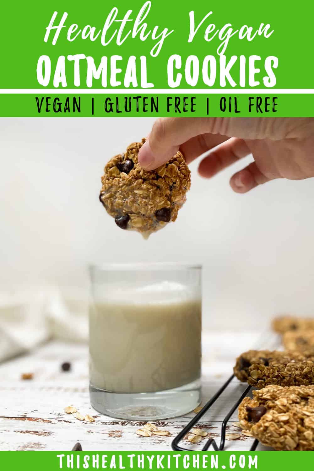 Healthy Vegan Oatmeal Cookies This Healthy Kitchen