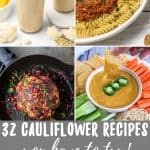 vegan cauliflower recipes pin