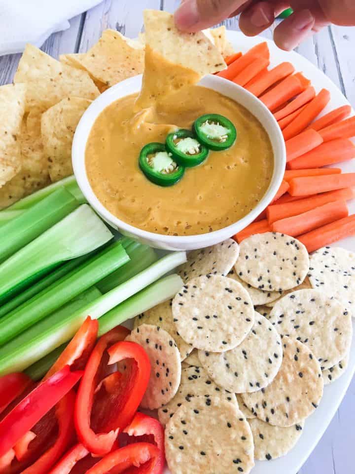 Healthy Vegan Cauliflower Cheese Sauce [SPICY] This Healthy Kitchen