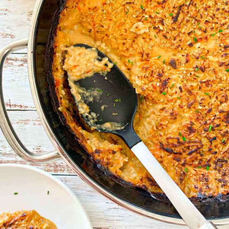 Vegan Hash Brown Casserole [Oil Free] This Healthy Kitchen
