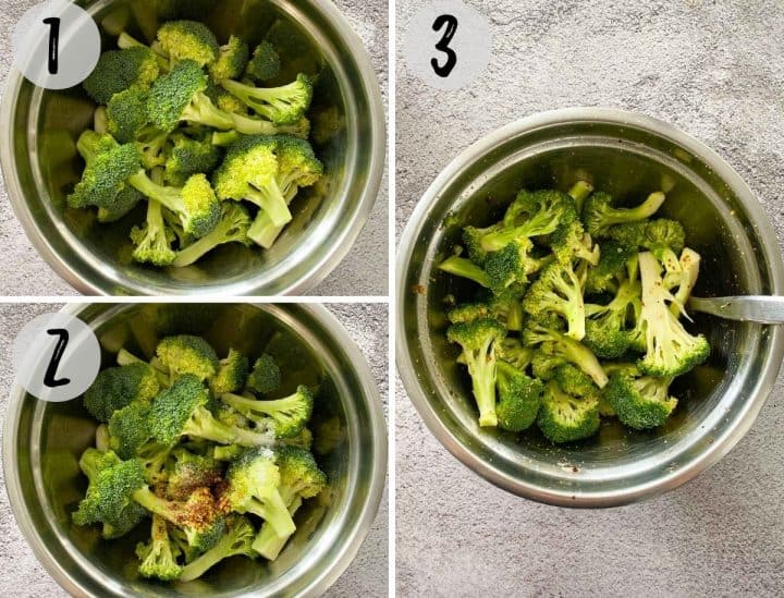 Air Fryer Broccoli w/ Oil Free Option This Healthy Kitchen