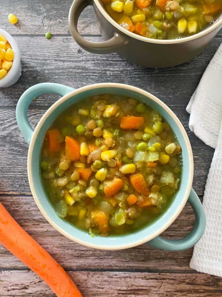 Instant Pot Lentil and Split Pea Soup [Or Stove Top] This Healthy Kitchen