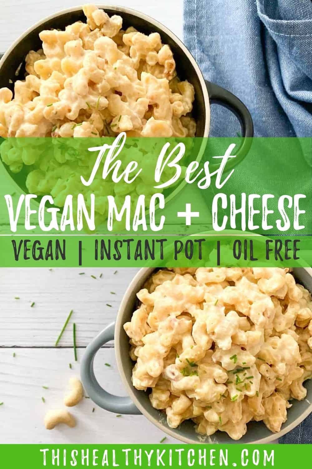 Instant Pot Vegan Mac and Cheese This Healthy Kitchen