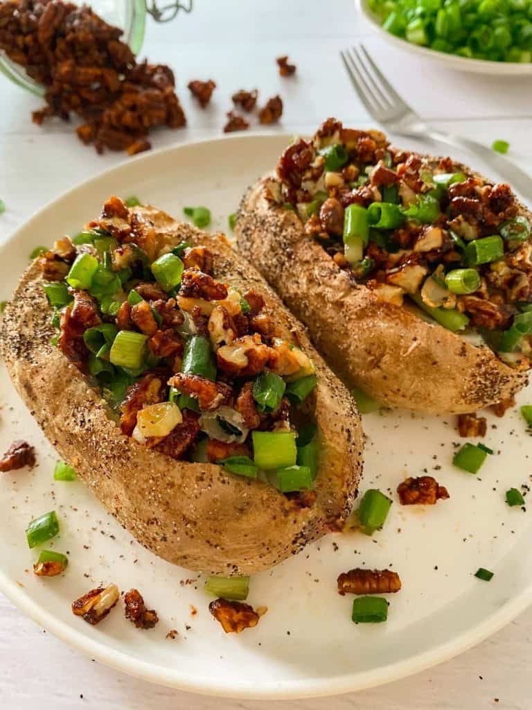 Air Fryer Baked Potato [No Oil] This Healthy Kitchen