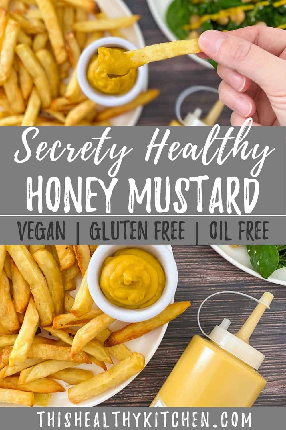 Vegan Honey Mustard [Healthy + Oil Free] This Healthy Kitchen