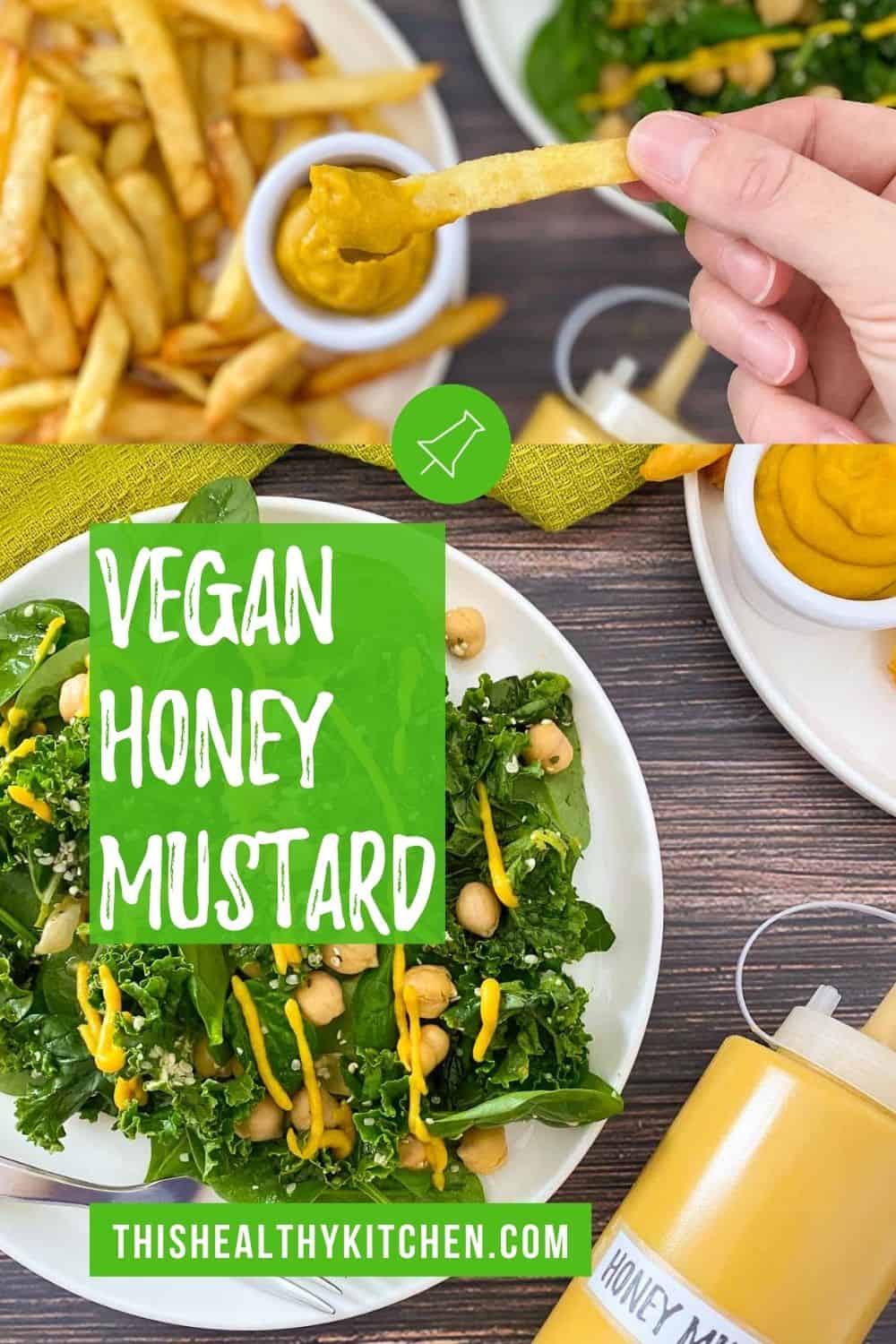 Vegan Honey Mustard [Healthy + Oil Free] This Healthy Kitchen
