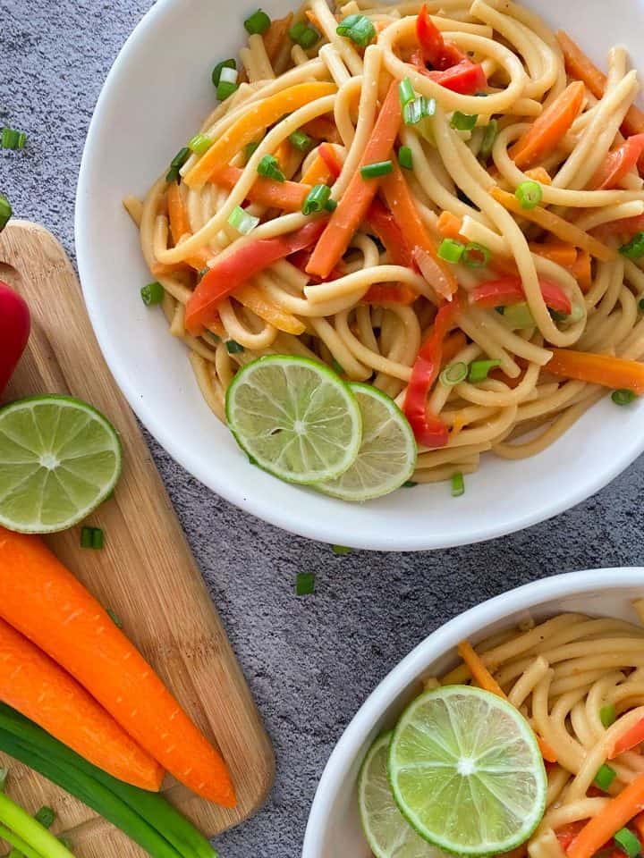 Instant Pot Spicy Thai Noodles This Healthy Kitchen