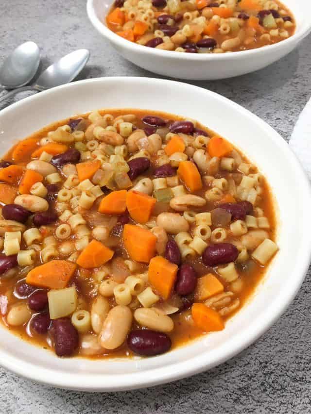 Vegan Pasta e Fagioli [No Oil+IP Option] This Healthy Kitchen