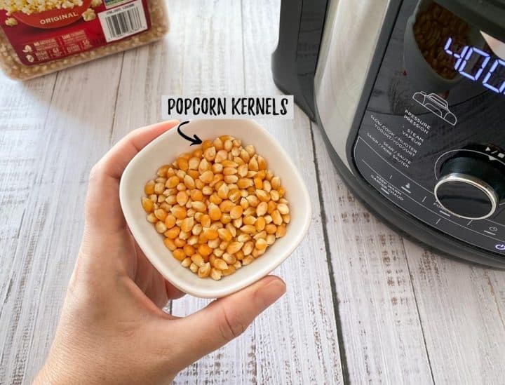 Healthy Air Fryer Popcorn [Oil Free] This Healthy Kitchen