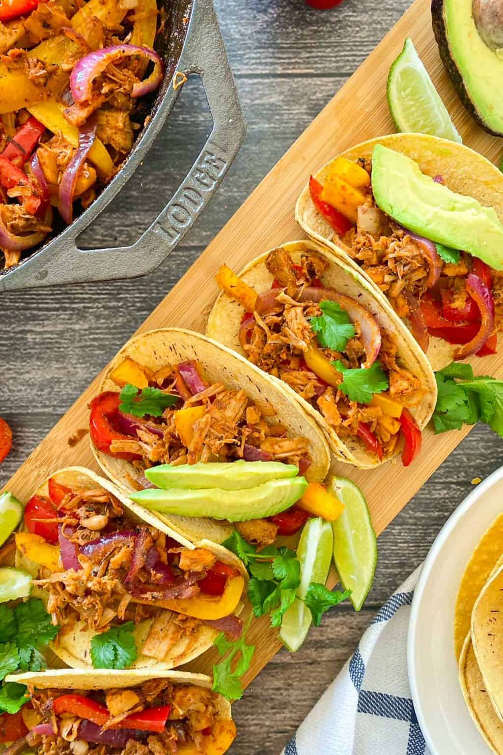 Quick + Easy Jackfruit Fajitas This Healthy Kitchen