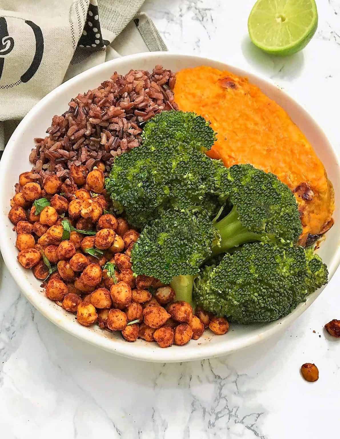 Chili Lime Chickpea Buddha Bowl This Healthy Kitchen