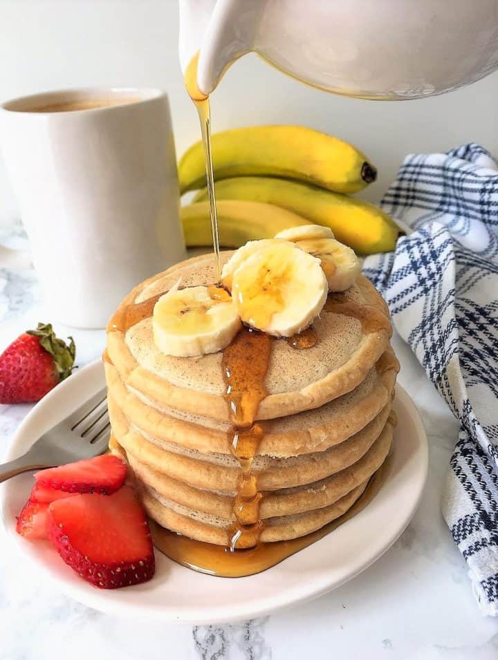 The Fluffiest Vegan Pancakes Ever [and SO easy!] - This Healthy Kitchen
