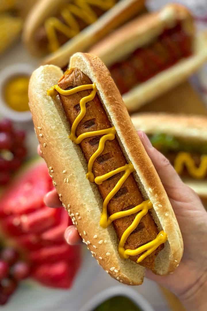 Vegan Hot Dogs [Seitan Dogs] This Healthy Kitchen