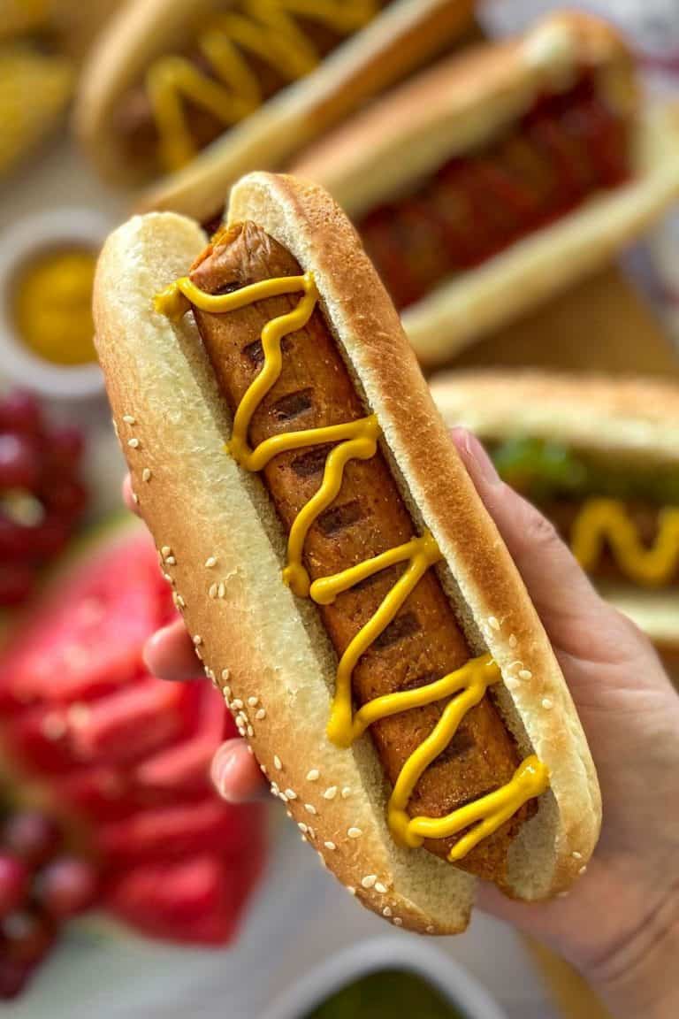 Vegan Hot Dogs [Seitan Dogs] This Healthy Kitchen