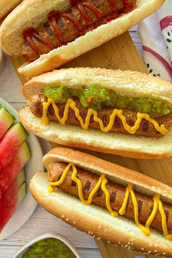 Vegan Hot Dogs [Seitan Dogs] This Healthy Kitchen
