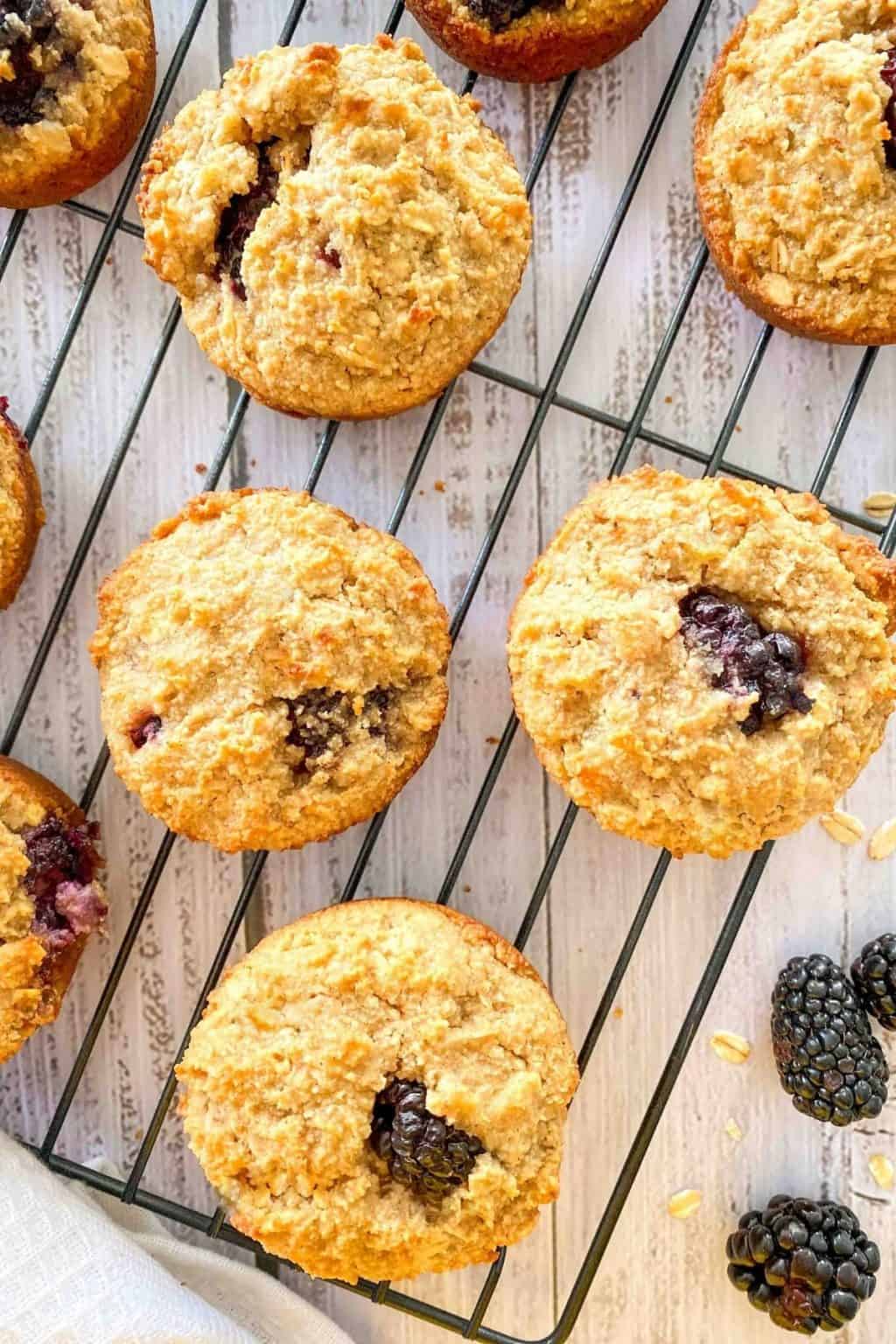Almond Flour Blackberry Muffins This Healthy Kitchen