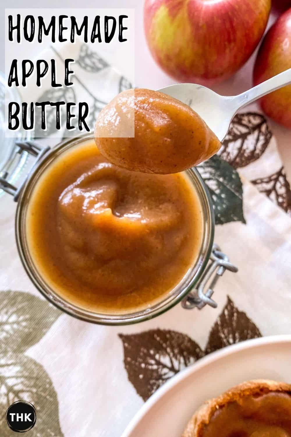 Instant Pot Apple Butter [No Peeling] This Healthy Kitchen