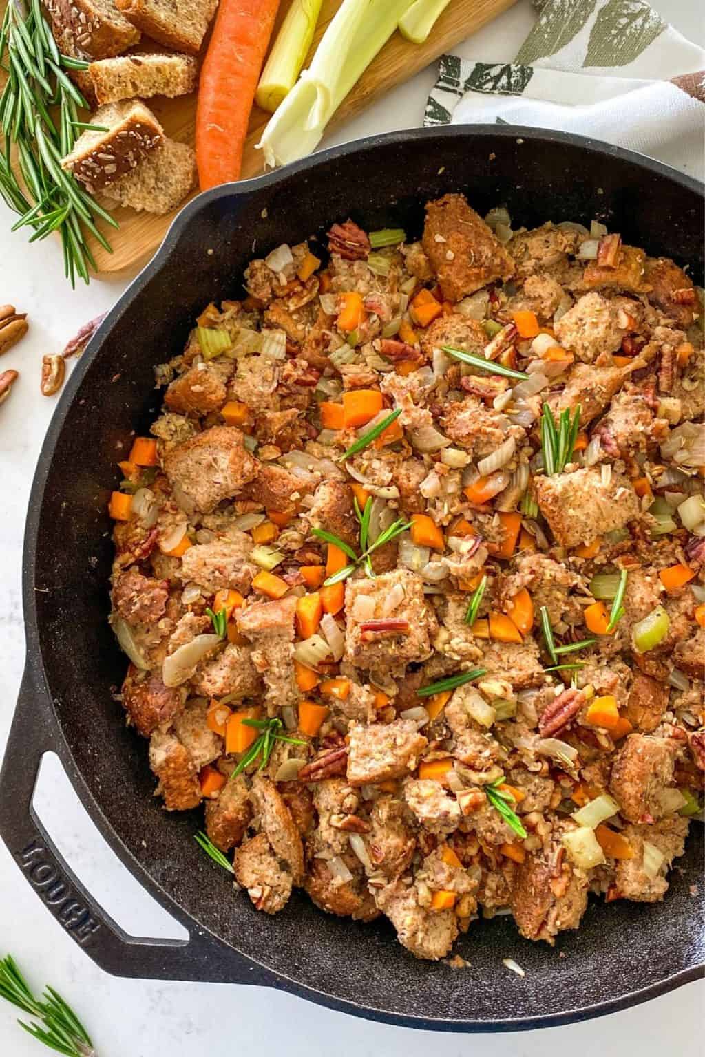 Vegan Stove Top Stuffing This Healthy Kitchen