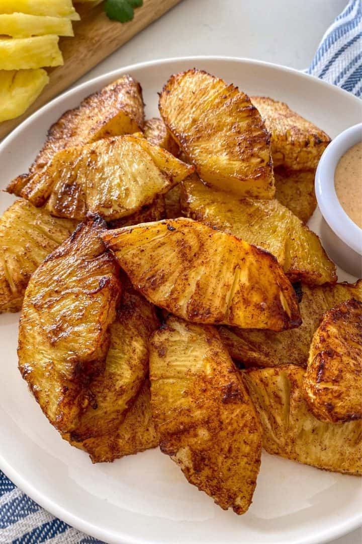 Air Fryer Pineapple (Tastes Like Grilled) This Healthy Kitchen