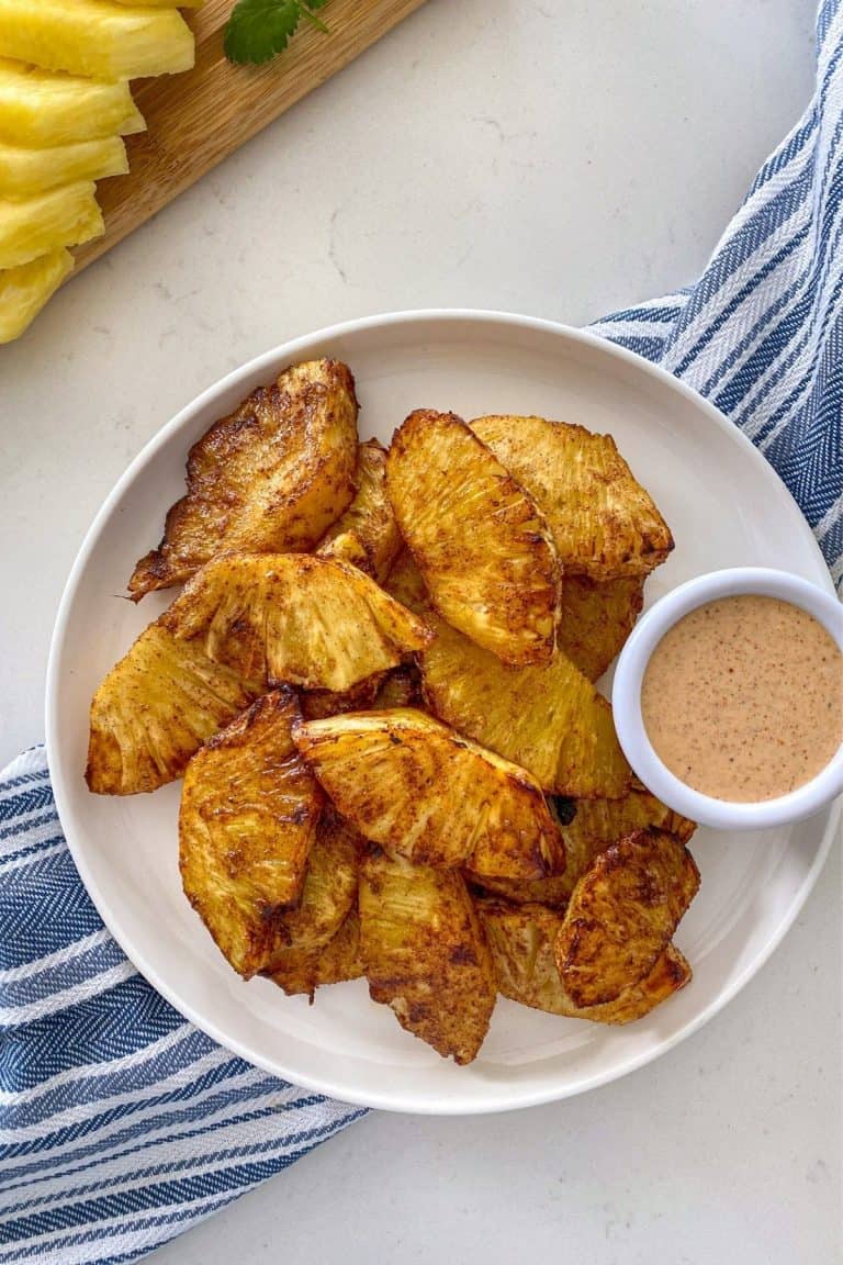 Air Fryer Pineapple (Tastes Like Grilled) This Healthy Kitchen