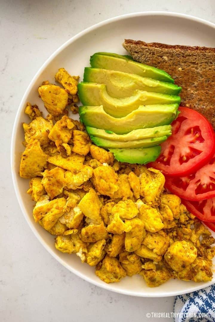 Silken Tofu Scramble [Or Soft Tofu] This Healthy Kitchen
