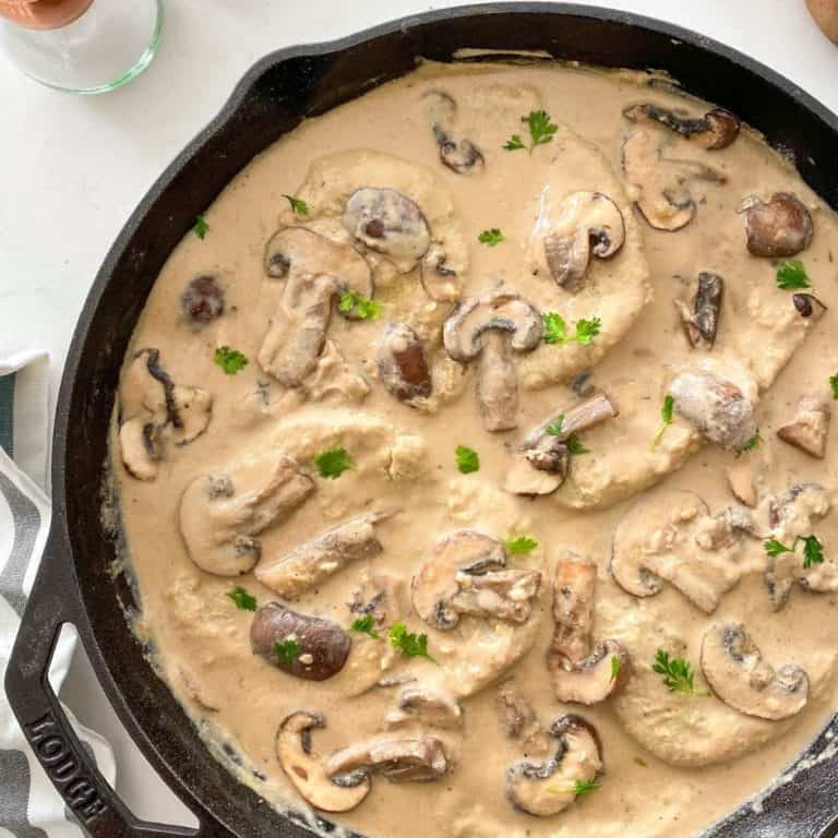 Seitan Chicken Marsala [Vegan Chicken] This Healthy Kitchen