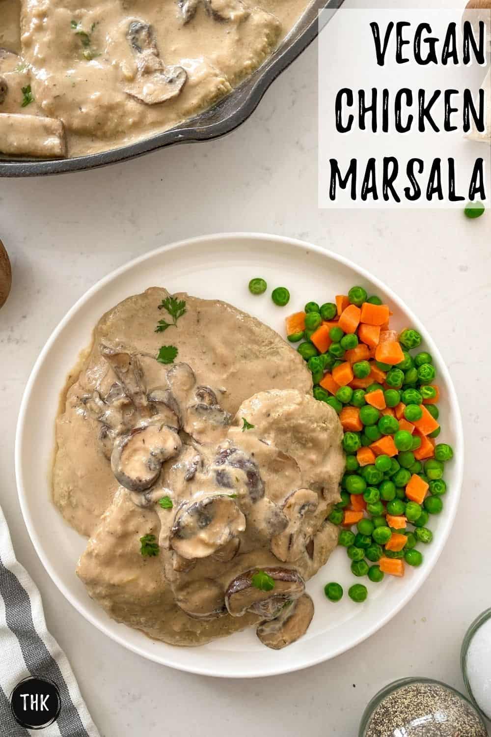 Seitan Chicken Marsala [Vegan Chicken] This Healthy Kitchen