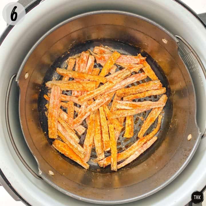 Air Fryer Carrot Fries [No Oil] This Healthy Kitchen