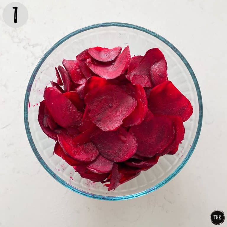 Air Fryer Beet Chips [Oil Free] This Healthy Kitchen