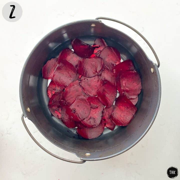 Air Fryer Beet Chips [Oil Free] This Healthy Kitchen