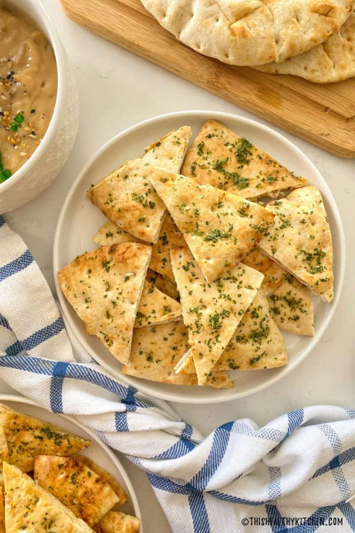 Air Fryer Pita Chips This Healthy Kitchen