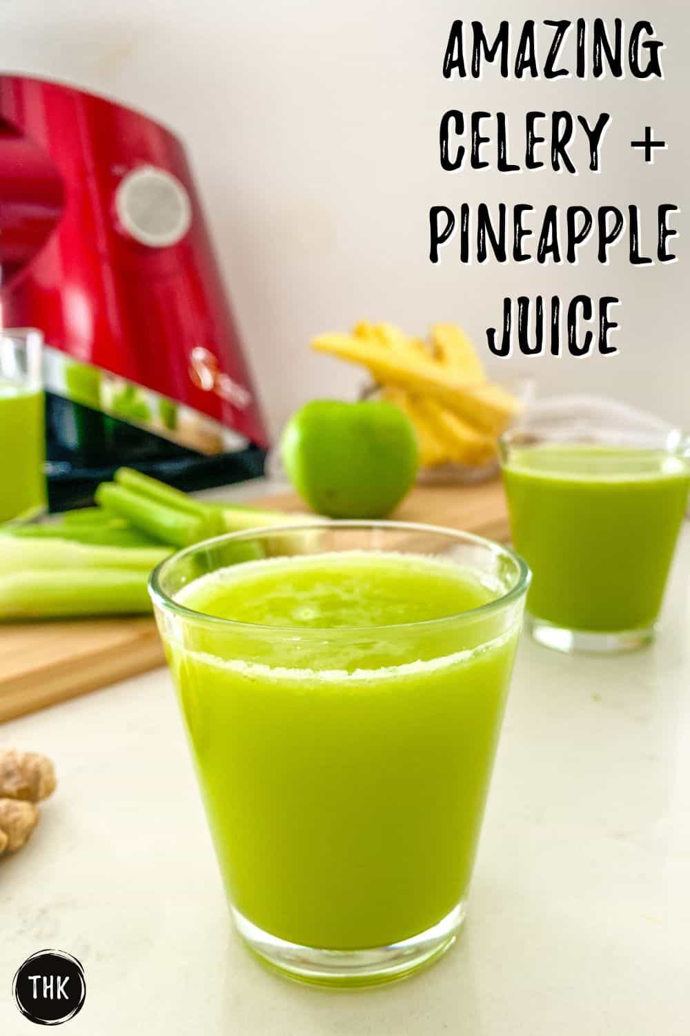 Celery and Pineapple Juice This Healthy Kitchen
