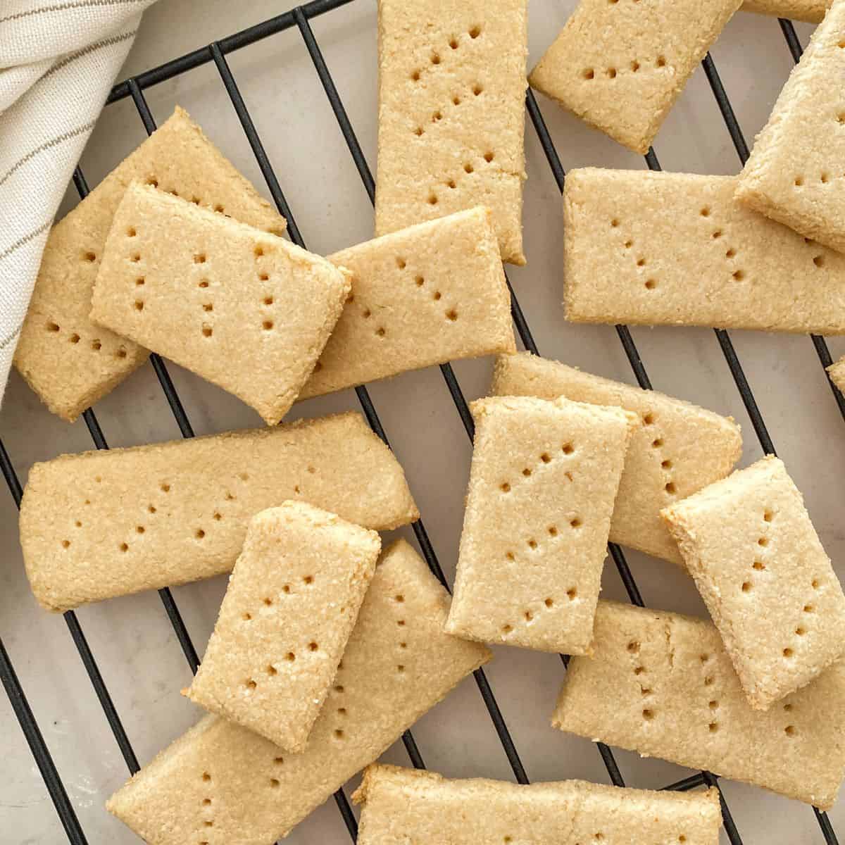 Healthier Shortbread Cookies