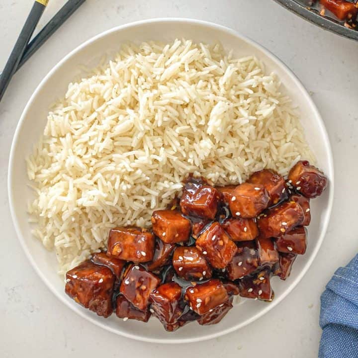 Mongolian Tofu [Oil Free] This Healthy Kitchen