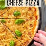 Vegan cheese pizza PIN