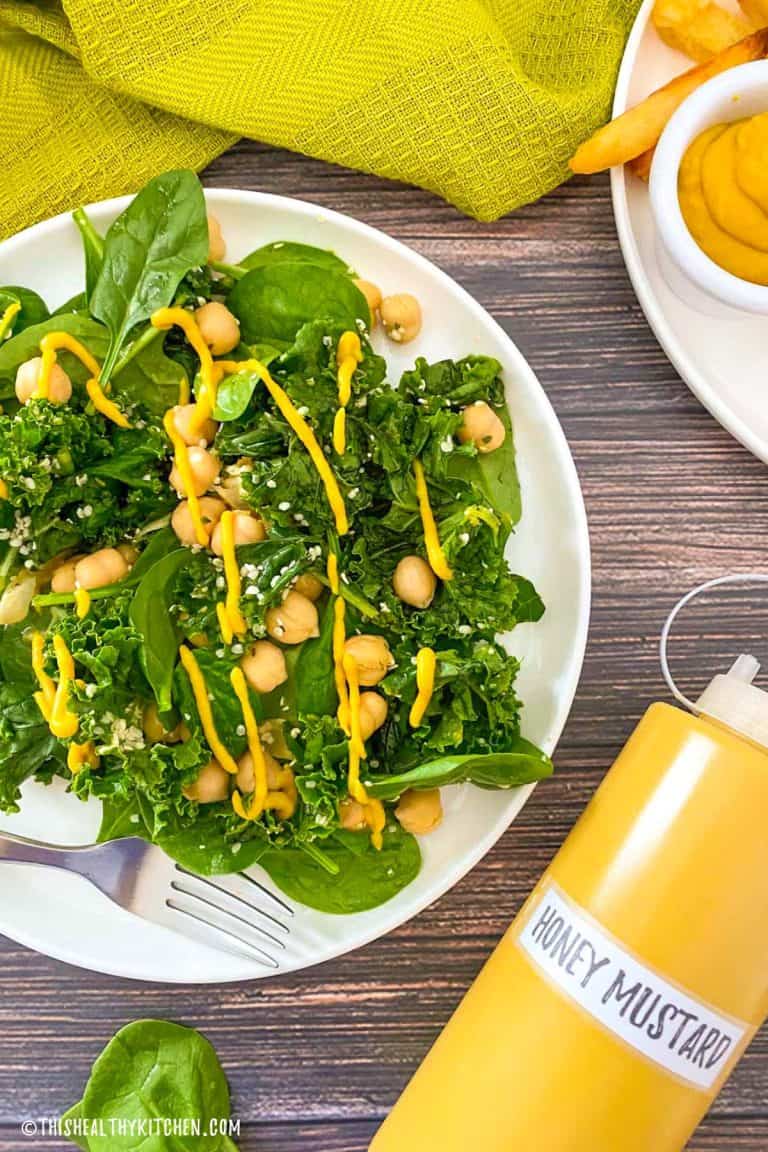 Vegan Honey Mustard [Healthy + Oil Free] This Healthy Kitchen