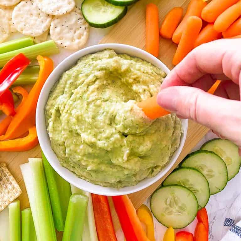 Dill Pickle Hummus w/ White Beans This Healthy Kitchen