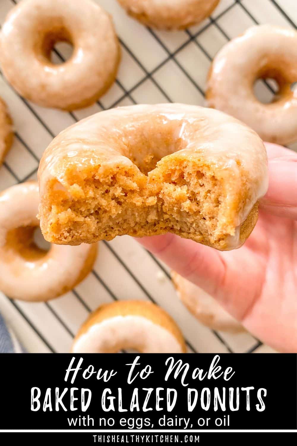 Baked Vegan Glazed Donuts This Healthy Kitchen